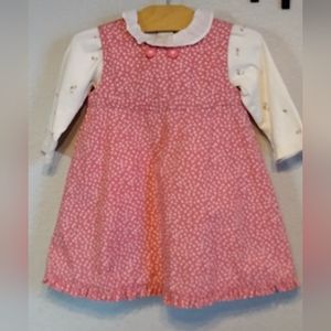 VTG Gymboree Creatures Great and Small dress bodysuit 12-18M baby girl lot set